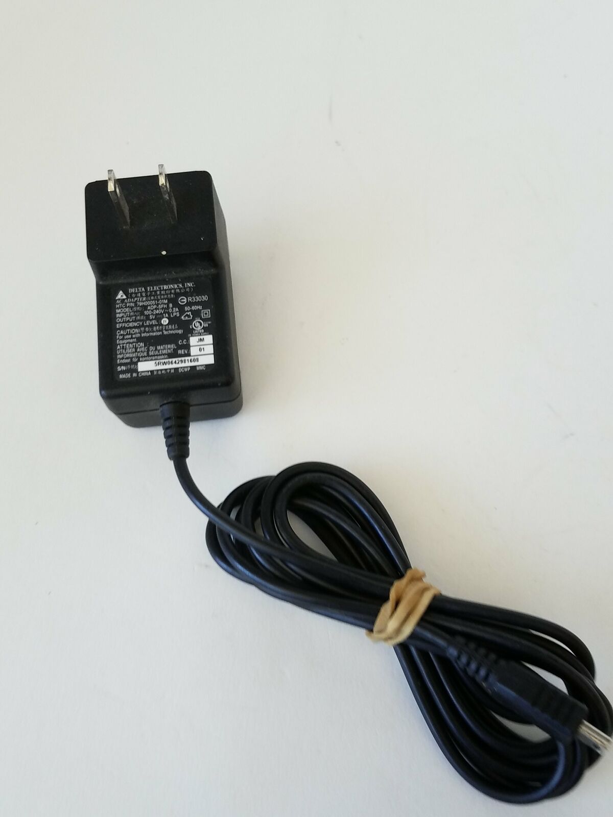 *NEW* Delta Electronics ADP-5FH B 79H00051-01M 5V 1A AC Adapter - Click Image to Close